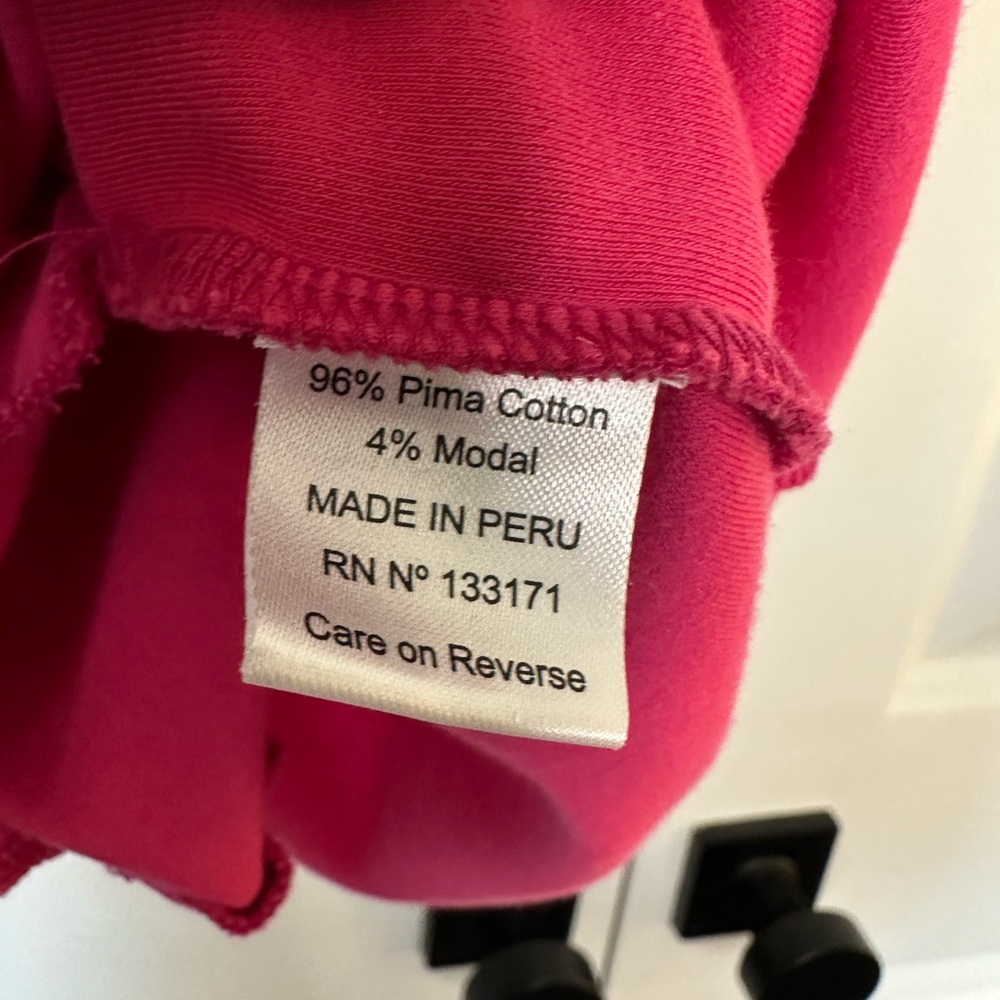 PLANET by Lauren G Women’s Mock Neck Pink Pullover (One Size) - Picture 7 of 10